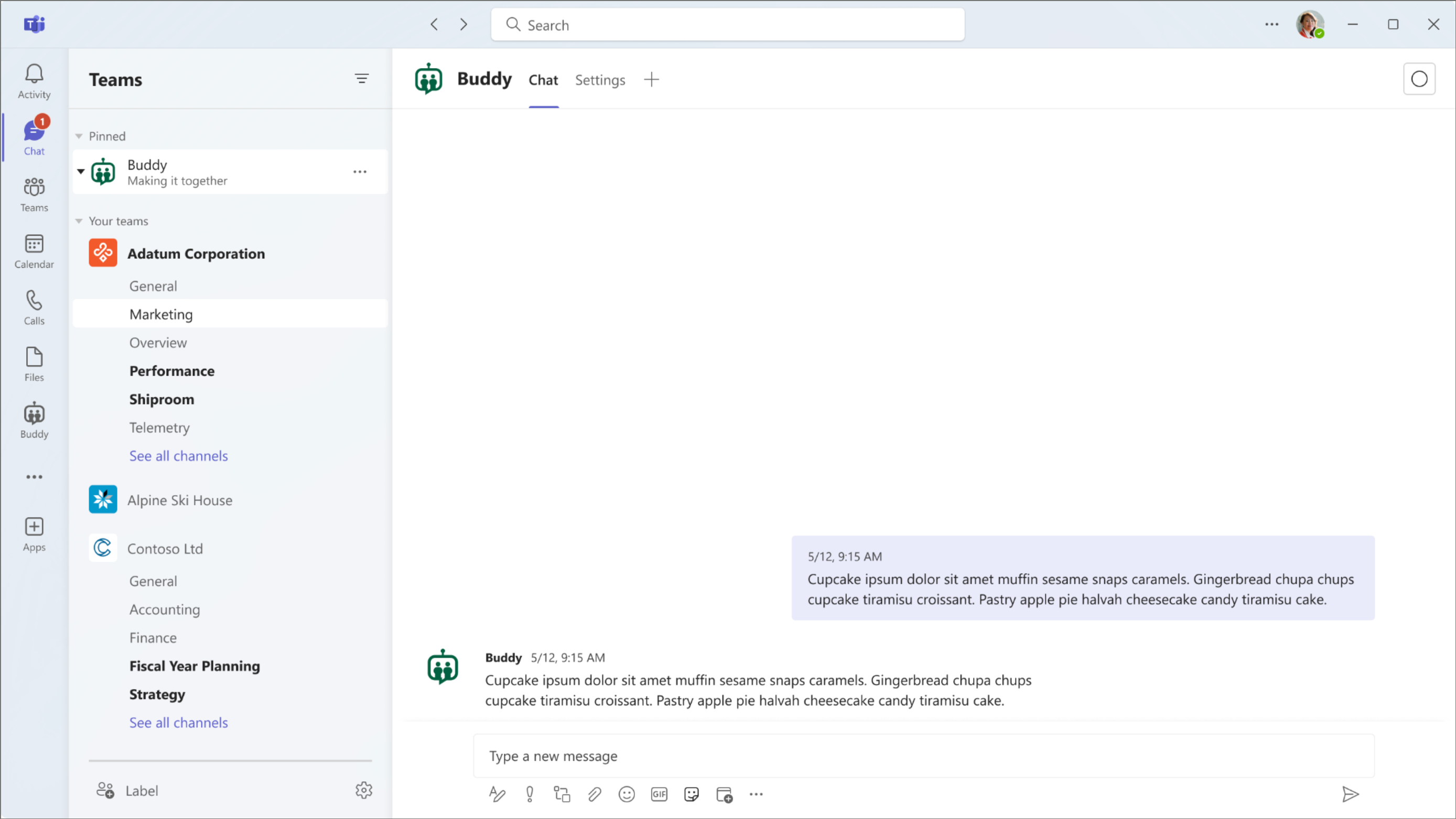 Buddy procesbegeleiding in Microsoft Teams - Automatische workflow ondersteuning